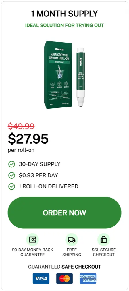 Roota Hair Growth Serum offer price